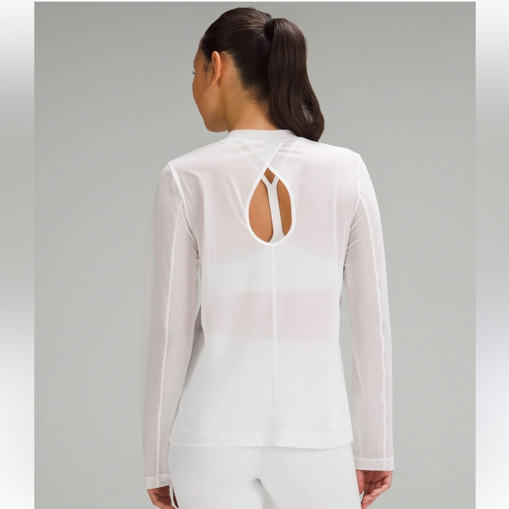 lululemon Keyhole Mesh Long Sleeve